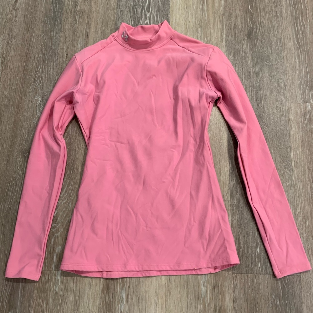 Pink under armour base layer size M
